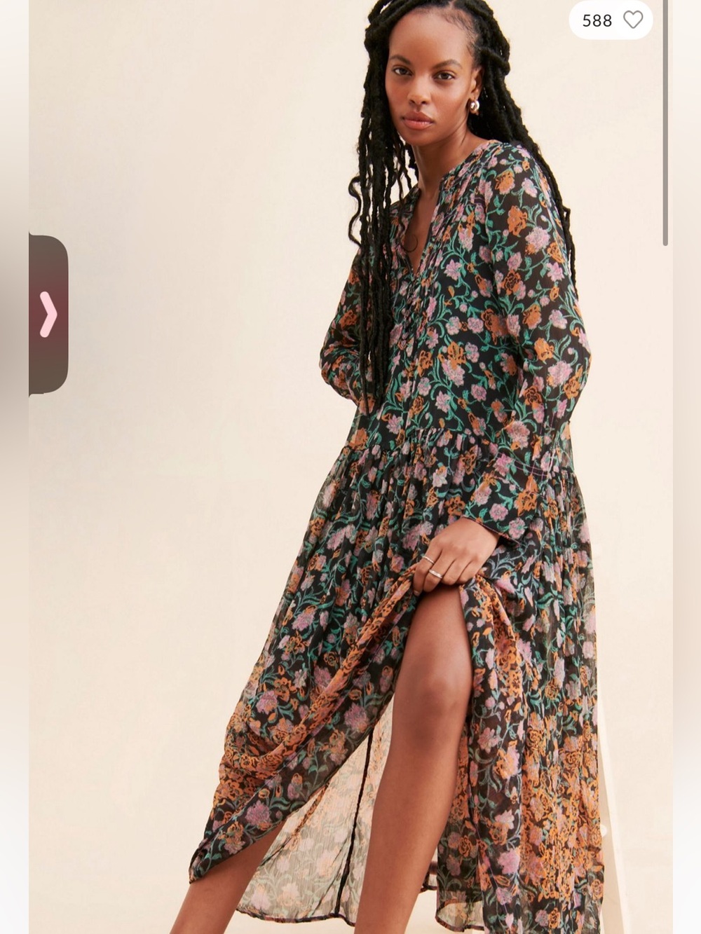 NWT Free People See It Through Maxi Dress